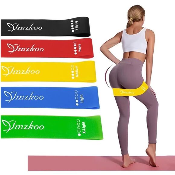 Resistance Yoga Bands Working Out Loop Exercise Workout Fitness, Home Gym 5 SR4 - Picture 1 of 9